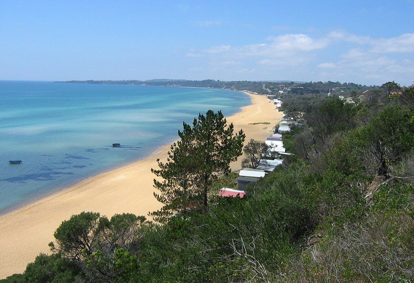 Coastline at Mount Martha on the Mornington Peninsula
