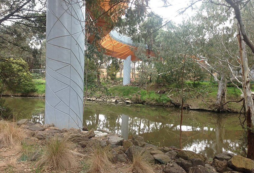 Bridge across Werribee River to Wyndham Park, Werribee (49928695302)